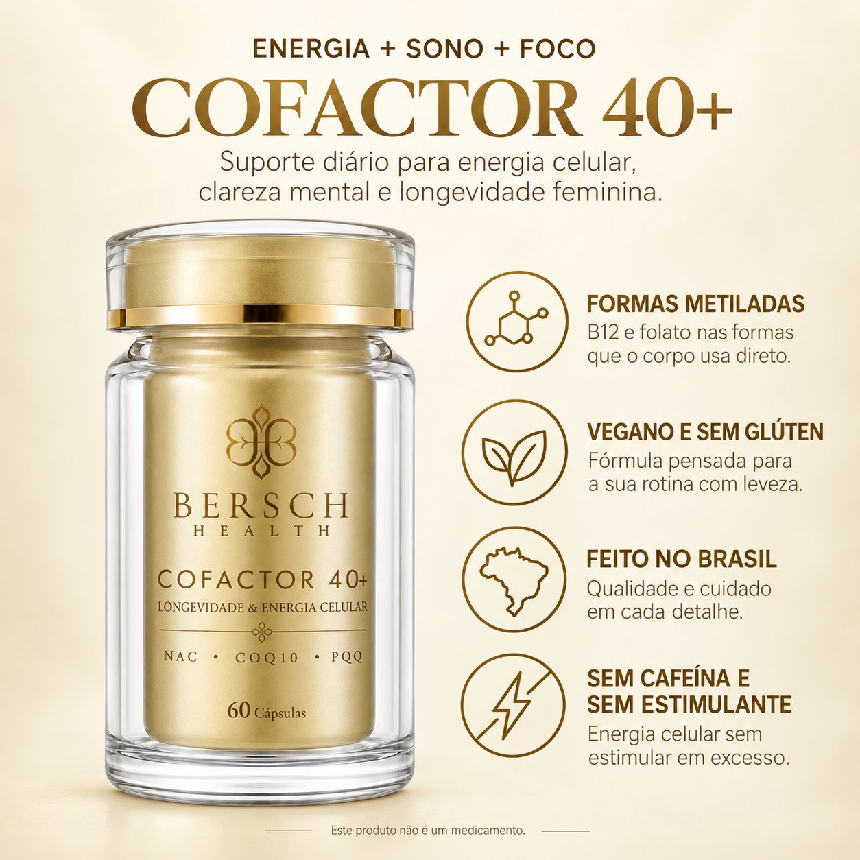 Cofactor 40+ com formas metiladas