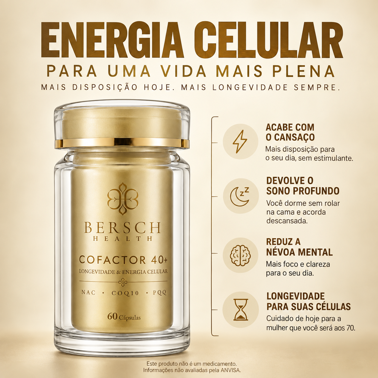 Cofactor 40+ e energia celular